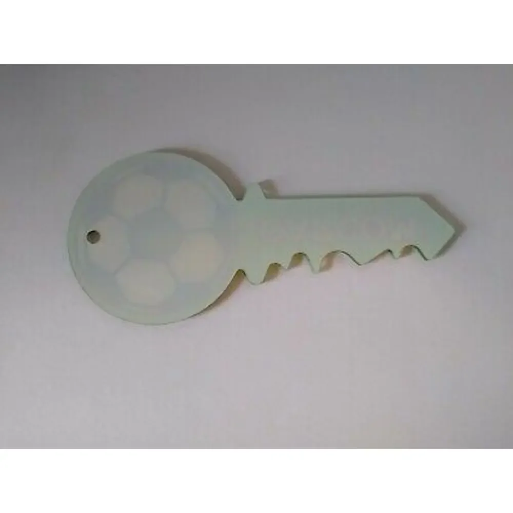 Capcom Flipper Football Pinball Machine Plastic Keychain Original 1996 NOS Green